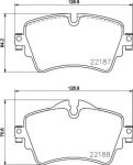MINTEX MDB3734 комплект тормозных колодок, дисковый тормоз на MINI MINI CLUBMAN (F54)