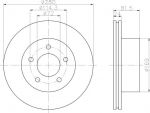 MINTEX MDC1062 тормозной диск на JEEP GRAND CHEROKEE I (ZJ)