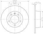 MINTEX MDC1539 тормозной диск на NISSAN INTERSTAR c бортовой платформой/ходовая часть