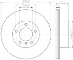 MINTEX MDC2351 тормозной диск на 3 Touring (F31)
