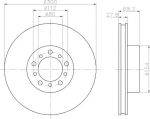 MINTEX MDC450 тормозной диск на MERCEDES-BENZ S-CLASS (W126)