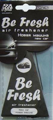 Azard Be Fresh BFHS-15 ароматизатор подвесной картонный «Новая машина»