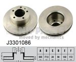 NIPPARTS Диск тормозной NISSAN INTERSTAR 02-/OPEL MOVANO 98-/RENAULT MASTER 98- передний (77003-14064, J3301086)