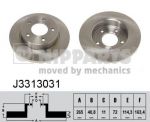NIPPARTS Диск тормозной MAZDA 3 1.4-2.0 03- задний (BP4Y26251C, J3313031)