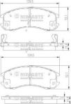 NIPPARTS Колодки тормозные передние MAZDA 626 87-97 FORD PROBE 88-93 (G211-33-28Z, J3603031)
