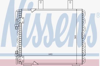 Nissens 94172 конденсатор, кондиционер на 3 (E30)