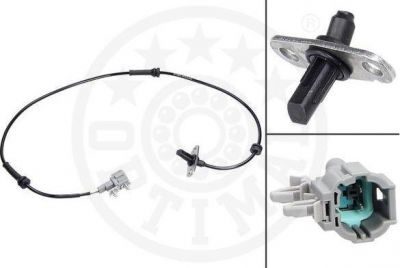 Optimal 06-S402 датчик, частота вращения колеса на NISSAN NAVARA (D40)