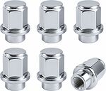 Комплект колесных гаек OZ Racing D70 81010057: 6 закрытых гаек M12x1,5, SW21, высота 34 мм, плоская посадка, хвостовик 6 мм Ø15,7 мм