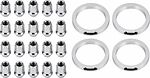 Монтажный комплект OZ Racing 81710103 для Honda: 20 открытых гаек D14 M12x1,5, конус 60°, SW19, высота 25 мм, 4 кольца L 75/64,1 мм со стопорами