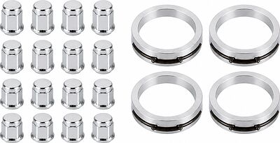 Монтажный комплект OZ Racing 81710349 для Nissan: 16 закрытых гаек D9 M12x1,25, конус 60°, SW21, высота 34 мм, 4 кольца L 75/59,06 мм со стопорами
