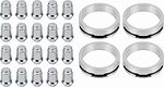 Монтажный комплект OZ Racing 81710367 для Suzuki: 20 закрытых гаек D2 M12x1,25, конус 60°, SW19, высота 34 мм, 4 кольца XL 79/60,01 мм со стопорами