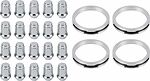 Монтажный комплект OZ Racing 81710371 для Suzuki: 20 закрытых гаек D2 M12x1,25, конус 60°, SW19, высота 34 мм, 4 кольца L 75/60,01 мм со стопорами