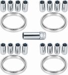 Монтажный комплект OZ Racing 81710488: 16 гаек DST20A M12x1,5, конус 60°, 4 кольца S 68/56,56 мм со стопорами и ключ CH19
