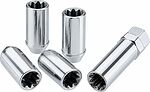Монтажный комплект OZ Racing 81710556 на одно колесо: 4 гайки DST20A M12x1,5, конус 60°, и ключ CH19