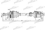 PATRON Полуось прав RENAULT: MEGANE Break 1.9 dCi/1.9 dTi 99-03, MEGANE Classic 1.6 16V/1.9 dCi/1.9 dTi 96-03, MEGANE Coach 1.9 dCi 96-03, MEGANE Coupe 1.9 dCi (PDS1595)