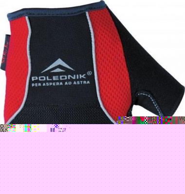 Велоперчатки Polednik GELMAX р. 10 L черные, сетчатый верх, замшевая ладошка с гелем
