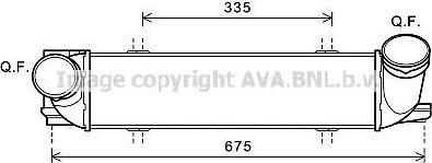 Prasco BW4438 интеркулер на 3 Touring (E91)