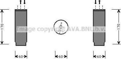 Prasco CRD073 осушитель, кондиционер на DODGE CARAVAN (RG_)