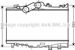 Prasco ME4224 интеркулер на MERCEDES-BENZ ATEGO