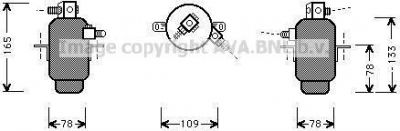 Prasco MSD006 осушитель, кондиционер на MERCEDES-BENZ 190 (W201)