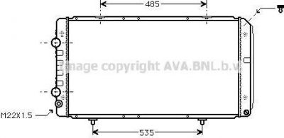 Prasco PEA2145 радиатор, охлаждение двигателя на FIAT DUCATO фургон (230L)