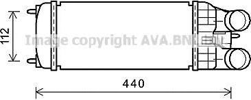 Prasco PEA4361 интеркулер на PEUGEOT 208