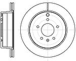 Remsa 61182.10 тормозной диск на CHEVROLET CAPTIVA (C100, C140)