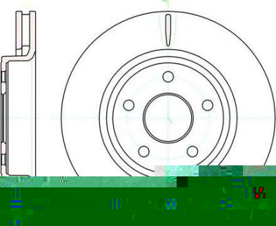 Remsa 61210.10 тормозной диск на VW GOLF V (1K1)