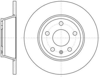 Remsa 61214.00 тормозной диск на AUDI TT (8J3)