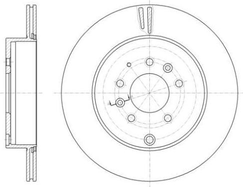 Remsa 61402.10 тормозной диск на MAZDA CX-7 (ER)