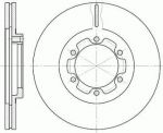 Remsa 6188.10 тормозной диск на ISUZU CAMPO (KB)