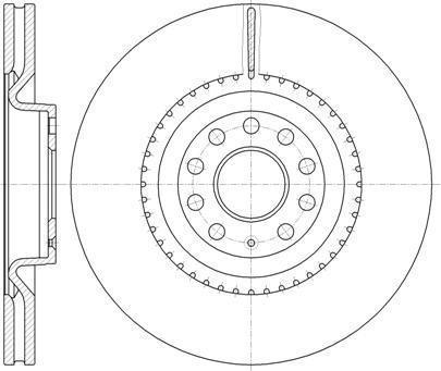 Remsa 6791.10 тормозной диск на VW PASSAT Variant (3C5)