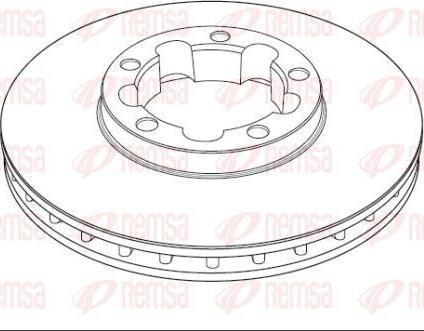 Remsa NCA1190.20 тормозной диск на NISSAN CABSTAR