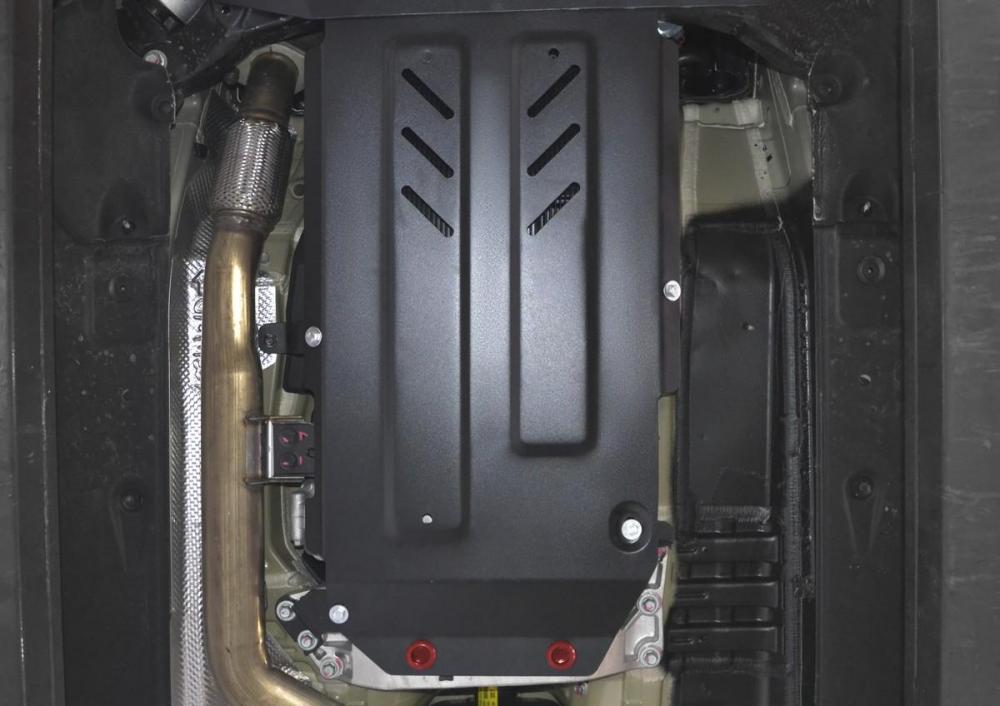 RIVAL RIVAL 111.02842.1 Защита КПП + РК + комплект крепежа, Kia Stinger 2018-, V - 2.0T; 3.3T; полный привод (111.02842.1)