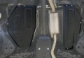 RIVAL RIVAL 111.4149.1 Защита топливного бака + комплект крепежа, Nissan Qashqai 2014-,V - 2.0; полный привод/Nissan X-Trai (111.4149.1)