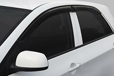 RIVAL RIVAL 32808001 Дефлекторы окон, RIVAL, для Kia Picanto 5D 2017- (32808001)