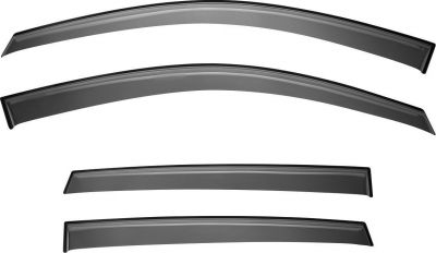 RIVAL RIVAL 35805002 Дефлекторы окон, RIVAL, для Volkswagen Tiguan 2017- (35805002)