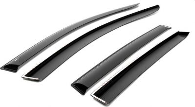 RIVAL RIVAL 760112 Дефлекторы окон, Rival, для Lada Xray 2015-, литьевой поликарбонат, 4 шт. (760112)