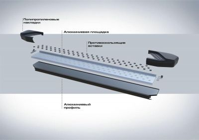 RIVAL RIVAL D180AL.3203.1 Порог-площадка 