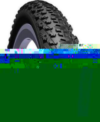 Велопокрышка RUBENA V96 SCYLLA TD 26 x 2,10 (54-559) Tubeless UST черный