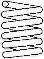 SACHS 997 254 пружина ходовой части на PEUGEOT 205 II (20A/C)