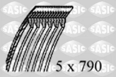 Sasic 1776030 поликлиновой ремень на TOYOTA COROLLA (_E9_)