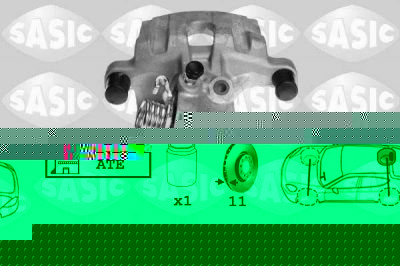 Sasic 6504019 тормозной суппорт на RENAULT MEGANE II (BM0/1_, CM0/1_)