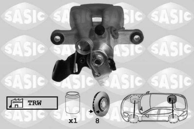 Sasic 6504037 тормозной суппорт на RENAULT CLIO III (BR0/1, CR0/1)