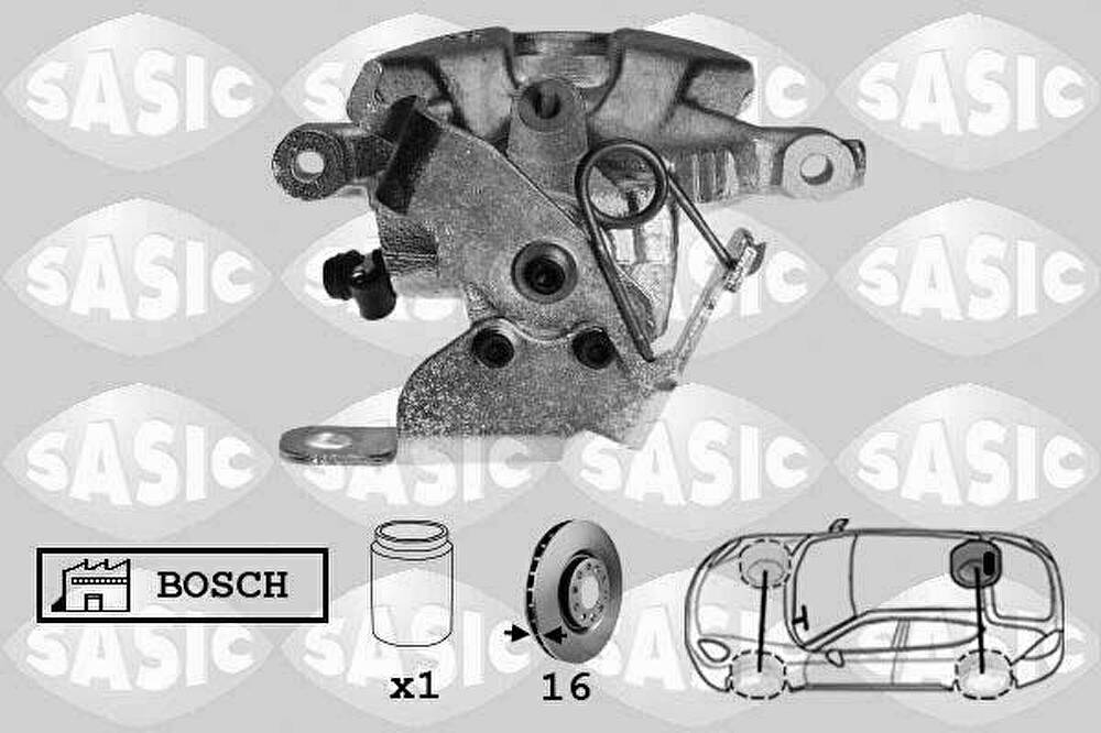 Sasic 6506099 тормозной суппорт на FORD TRANSIT фургон