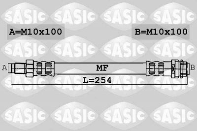 Sasic 6606038 тормозной шланг на MERCEDES-BENZ B-CLASS (W245)