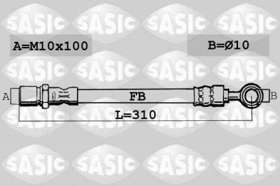 Sasic 6606109 тормозной шланг на HYUNDAI i30 (FD)
