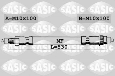 Sasic SBH0164 тормозной шланг на PEUGEOT 306 (7B, N3, N5)