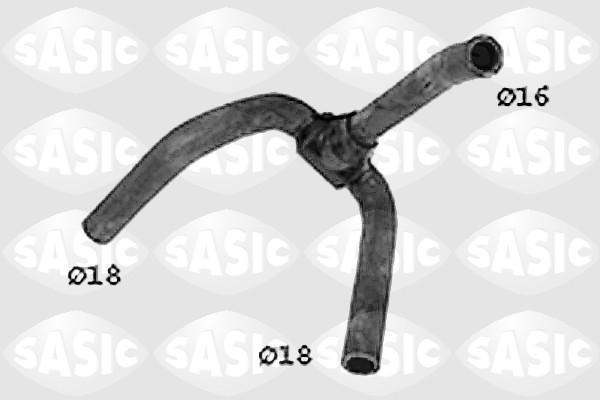 Sasic SWH4272 шланг радиатора на RENAULT CLIO I (B/C57_, 5/357_)