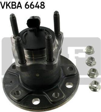 SKF VKBA 6648 комплект подшипника ступицы колеса на OPEL ZAFIRA B Van
